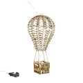 Christmas Decoration 200 LED Hot Air Balloon Mains Powered 50cm Tall Gold Twist