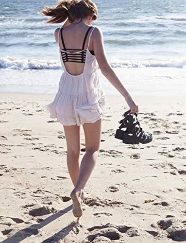 Black or Ivory Feature Stylish Back Straps Summer Beach Crop Cropped Top 8-10
