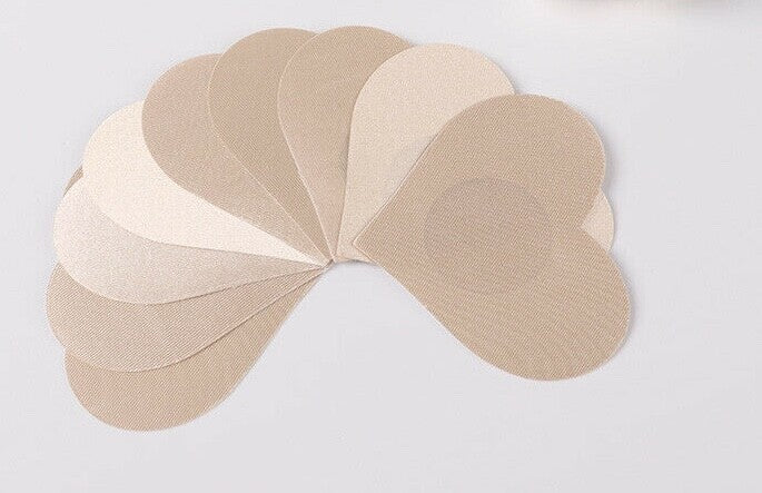 Choice of 3 Designs Disposable FabricAdhesive Breast Nipple Cover Nude