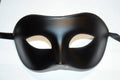 QUALITY MENS MIDNIGHT BLACK Venetian Masquerade Party Eye Carnival Mask