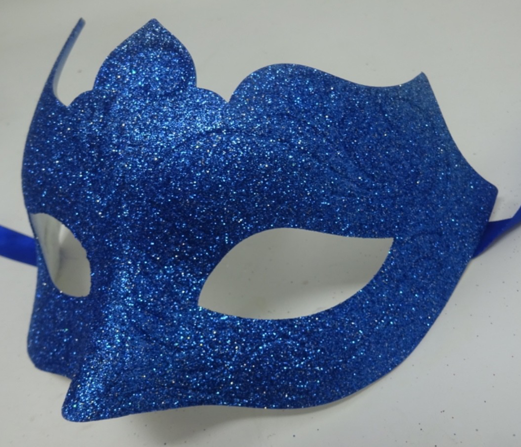 SPARKLING BLUE GOTHIC VENETIAN MASQUERADE CARNIVAL PARTY BALL PROM EYE MASK