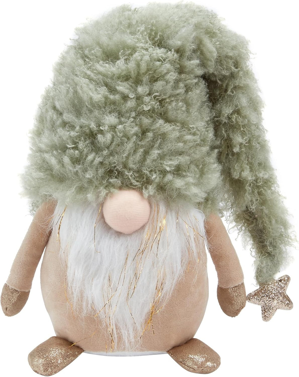 SuperSoft Cuddly Sage Gonk Nordic Gnome 26cm Tall Plush Christmas Decoration
