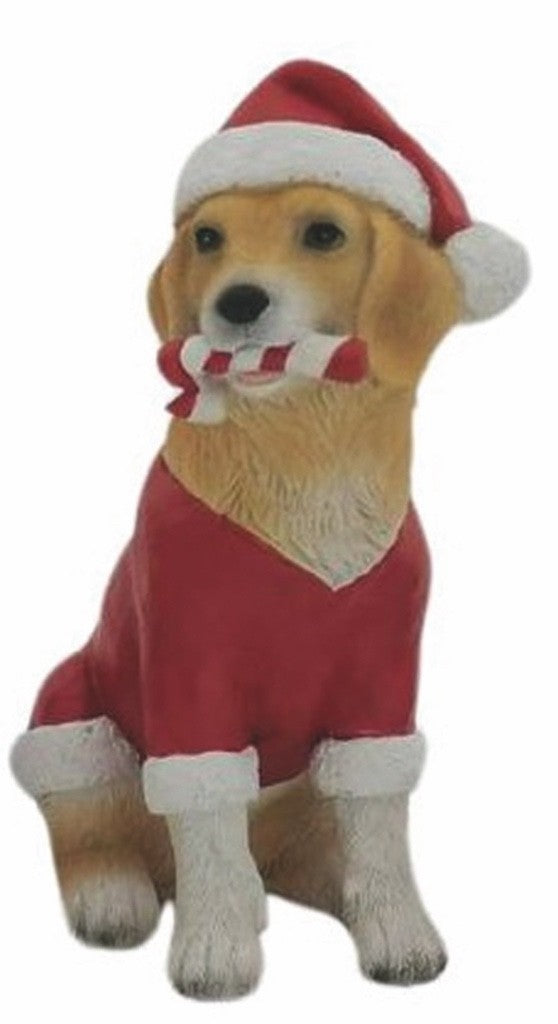 Choice of 3 Christmas Dogs French Bulldog, Border Collie or Beagle 15cm Tall