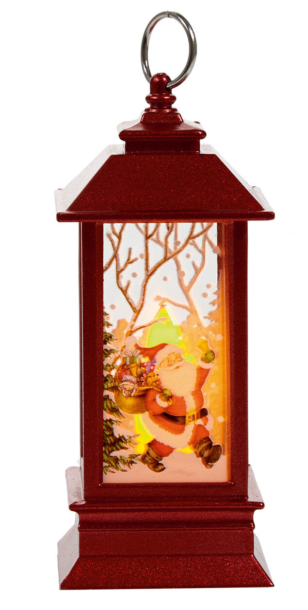 Choice of 4 Small Christmas LED Light Up Lanterns 13cm Tall Flickering Candle
