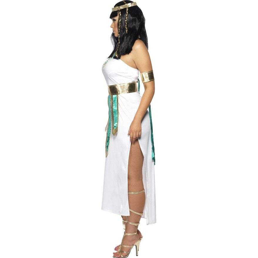 Ladies Egyptian Queen Cleopatra Harem 7 Piece Elaborate Costume Size 12-14 Toga