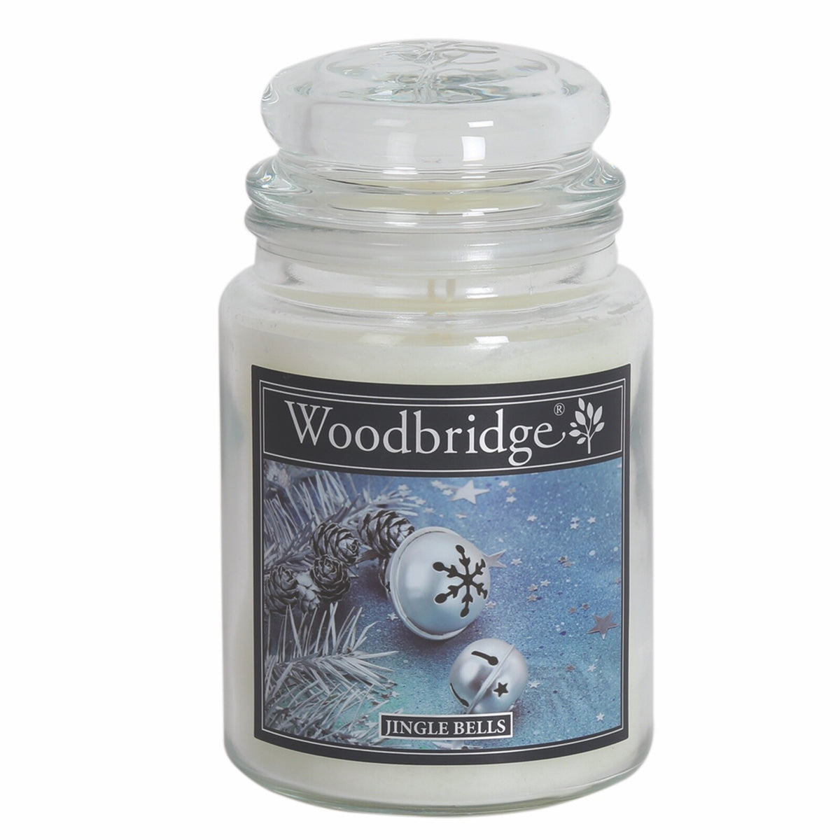 Woodbridge Christmas 'Jingle Bells' Large Jar & Lid Scented Candle 565g 17cm