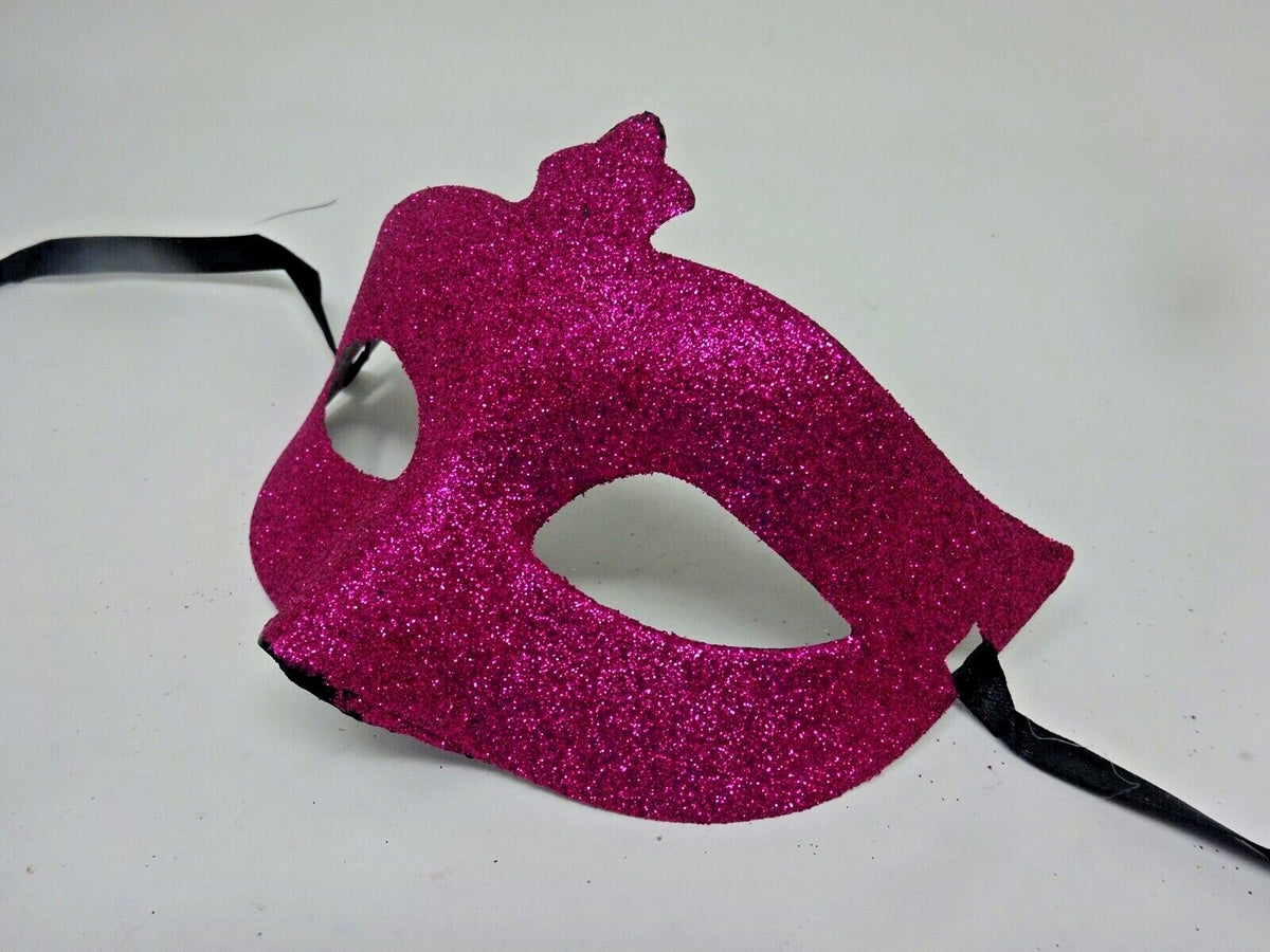 Choice of 3 Colours Glitter Venetian Masquerade Party Ball Carnival Eye Mask