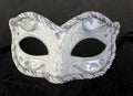 White and Silver Masquerade Mask