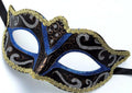 Blue, Bronze, Silver, Gold and Black Masquerade Mask for Masked Ball