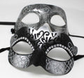Black and Silver Diamonte Pair of Male and Female Couples Masquerade Masks