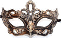 Black, Gold, Bronze and Silver Rialto Masquerade Party Prom Ball Eye Mask