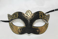 Sparkling Black and Gold Masquerade Mask