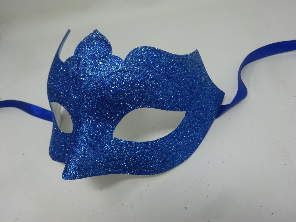 Sparkling Blue Gothic Styling Quality Venetian Masquerade Ball Prom Party Carnival Eye Mask