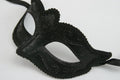 Mens or Ladies Midnight Black Masquerade Mask