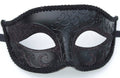 Mens or Ladies Black Masquerade Mask Straight Top